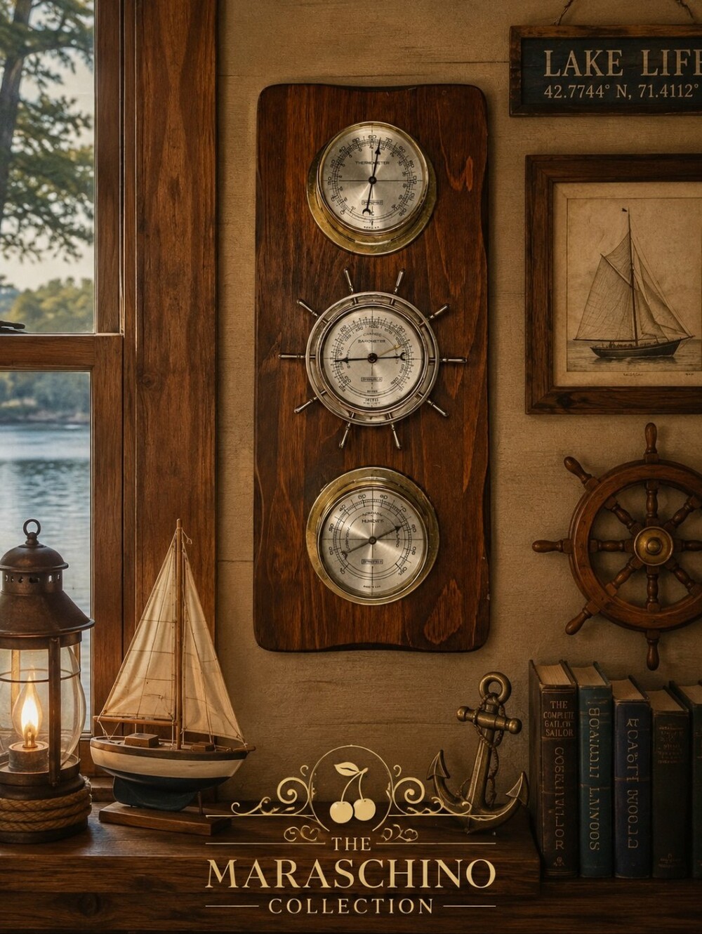 Vintage Springfield Nautical Weather Station Wall Decor